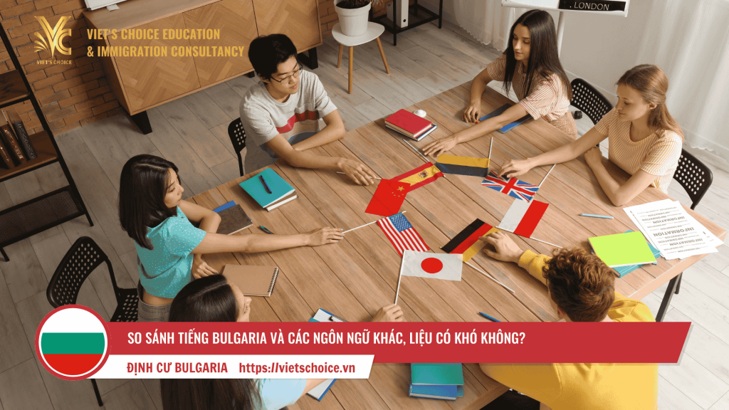 So sánh tiếng Bulgaria và các ngôn ngữ khác